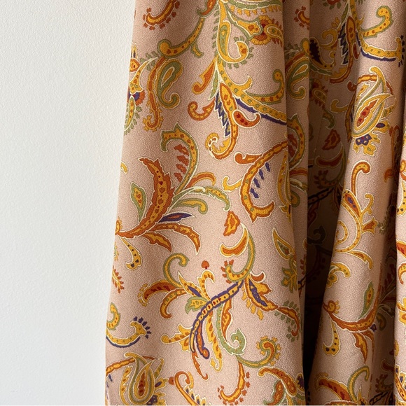 Vintage cottage core printed boho skirt - Picture 5 of 5